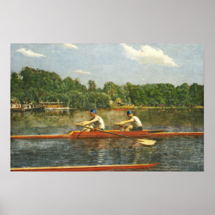 Eakins - Die Biglin-Brüder beim Rennen Poster