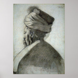 Eakins - Mann mit Turban Poster