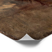 Eakins - Skizze eines Cowboys bei der Arbeit Poster (Ecke)