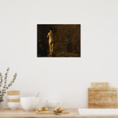 Eakins: William Rush Carving Allegorical Figure Poster (Küche)