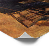 Eakins - Zwischen Runden 1899 Poster (Ecke)