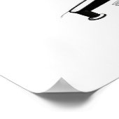 Eames Chair Mitte des Jahrhunderts moderne minimal Poster (Ecke)