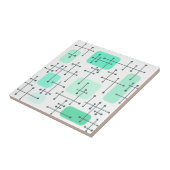 Eames Era Art Crosshairs Mint Fliese (Seite)