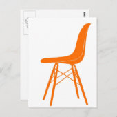 Eames geformter Kunststoff-Seitenstuhl Postkarte (Vorne/Hinten)
