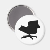 Eames Lounge Chair Magnet (Vorderseite/Rückseite)