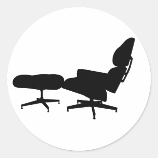 Eames Lounge Chair & Ottoman Sticker