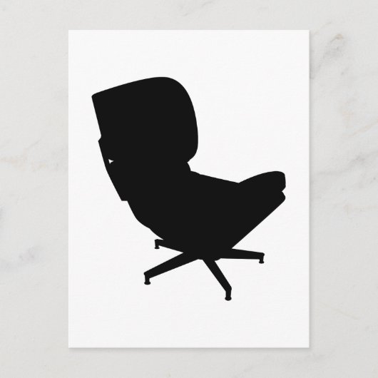 Eames Lounge Stuhl Postcard Postkarte (Vorderseite)