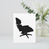 Eames Lounge Stuhl Postcard Postkarte (Stehend Vorderseite)