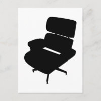 Eames Lounge Stuhl Postcard
