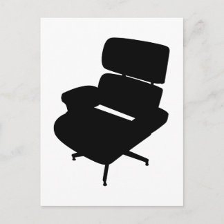 Eames Lounge Stuhl Postcard Postkarte