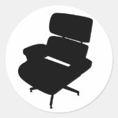 Eames Lounge Stuhl Sticker (Vorderseite)