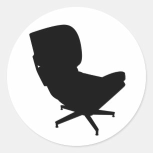 Eames Lounge Stuhl Sticker