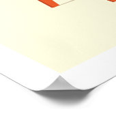 Eames Molded Plywood Chair Print Poster (Ecke)