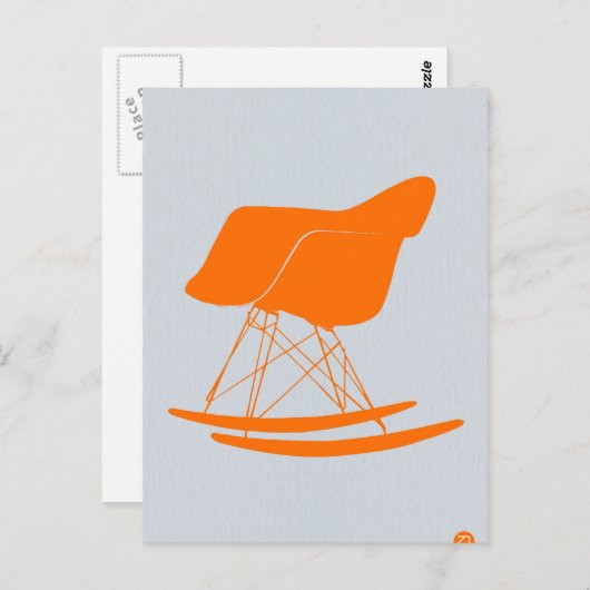 Eames Rocking Stuhl Postkarte (Vorne/Hinten)