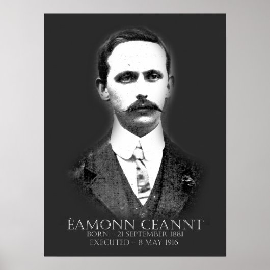 Éamonn Ceant Oaster 1916 Poster (Vorne)