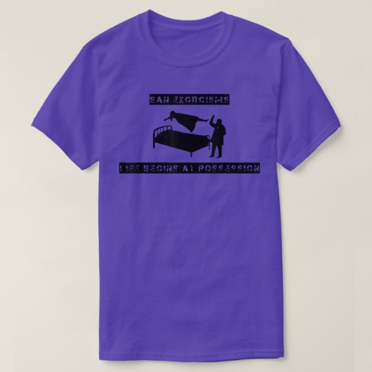 Ean Eorcisms Das Leben beginnt bei der Abspaltung T-Shirt (Design vorne)