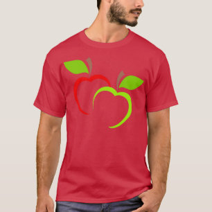 Eapple Funny Red Apple Vintag Funny T-Shirt