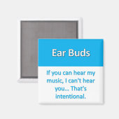 Earbuds Magnet (Vorderseite/Rückseite)
