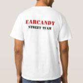 EARCANDY STRASSEN-TEAM-T - SHIRT (Rückseite)