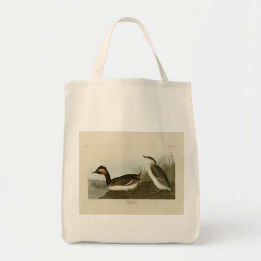 Eared Grebe (Schwarzhalskraut) - Audubon Tragetasche (Vorne)