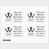 Earhart-Aufkleber Rechteckiger Aufkleber (Blatt)