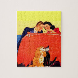 Earl and Dorothy und der Hund und die Katze Puzzle
