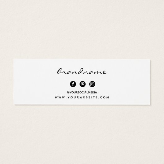 Earl Display Business Card (Rückseite)