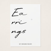 Earl Display Business Card (Vorderseite)