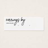Earl Display Business Card (Vorderseite)