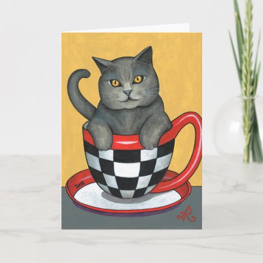 EARL GRAY CAT TEA KARTE (Vorderseite)
