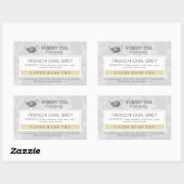 Earl Gray - Lose Leaf Teebekleber Rechteckiger Aufkleber (Blatt)