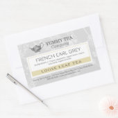 Earl Gray - Lose Leaf Teebekleber Rechteckiger Aufkleber (Umschlag)
