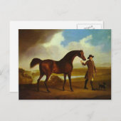 Earl Grosvenor's Bandy von George Stubbs Postkarte (Vorne/Hinten)
