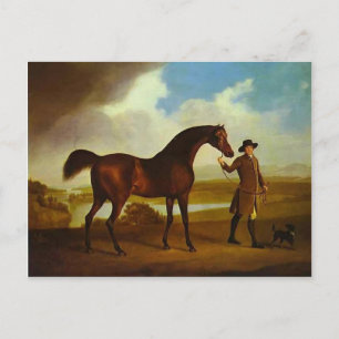 Earl Grosvenor's Bandy von George Stubbs Postkarte
