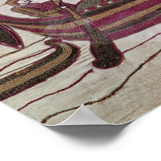 Earl Harold mit windreichen Segeln Poster (Ecke)