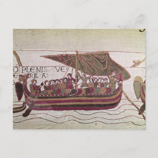 Earl Harold mit windreichen Segeln Postkarte (Vorderseite)