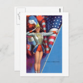 Earl Moran Vintag Americana Postkarte (Vorne/Hinten)