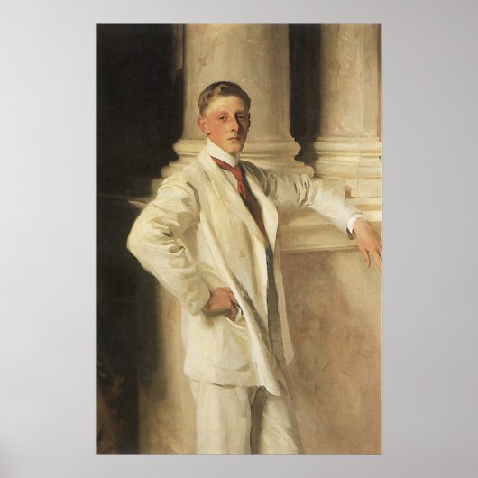 Earl of Dalhousie von John Singer Sargent Poster (Vorne)