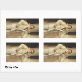 Earl of Dalhousie von John Singer Sargent Rechteckiger Aufkleber (Blatt)