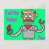 Earl the Robot Postkarte (Vorderseite)
