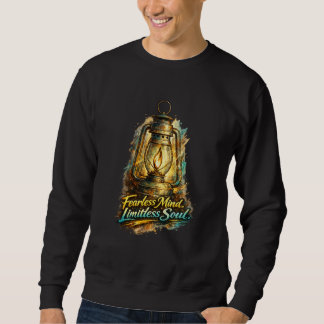 earless Mind Limitless Soul Inspirational Lantern Sweatshirt
