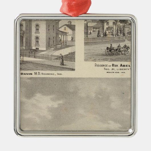 Earlham Uni, Richmond Ornament Aus Metall (Vorne)