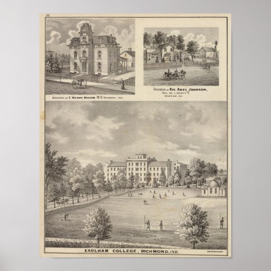 Earlham Uni, Richmond Poster (Vorne)