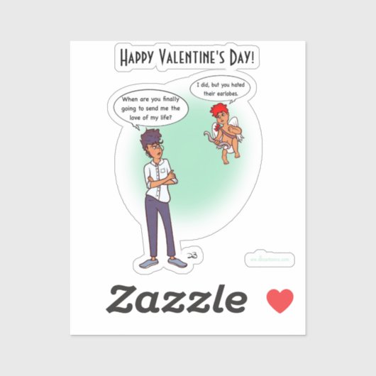 Earlobes Custom Cut Stickers Aufkleber (Blatt)