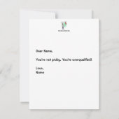 Earlobes Valentine's Day Flatcard (Rückseite)