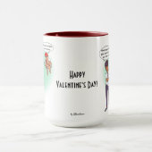 Earlobes Valentine's Day Large Combo Tasse (Zentrum)