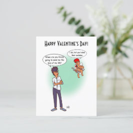 Earlobes Valentine's Day Postcard Postkarte