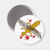 Earl's Eichhörnchen Magnet (Vorderseite/Rückseite)