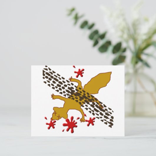 Earl's Eichhörnchen Postkarte (Stehend Vorderseite)