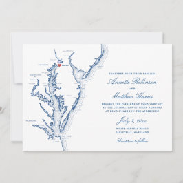 Earlville Maryland Map Elegant Wedding Einladung